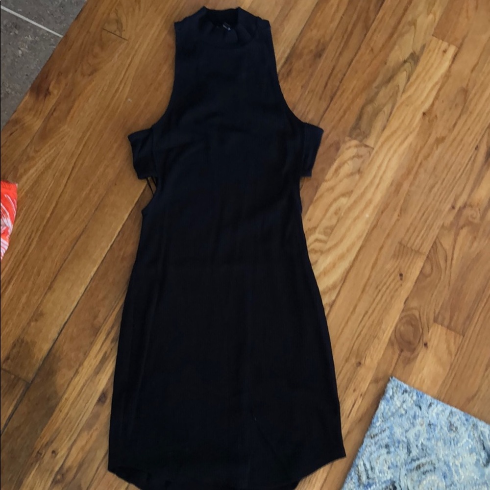 Express Turtleneck Tank Dress w/ Side Cutouts